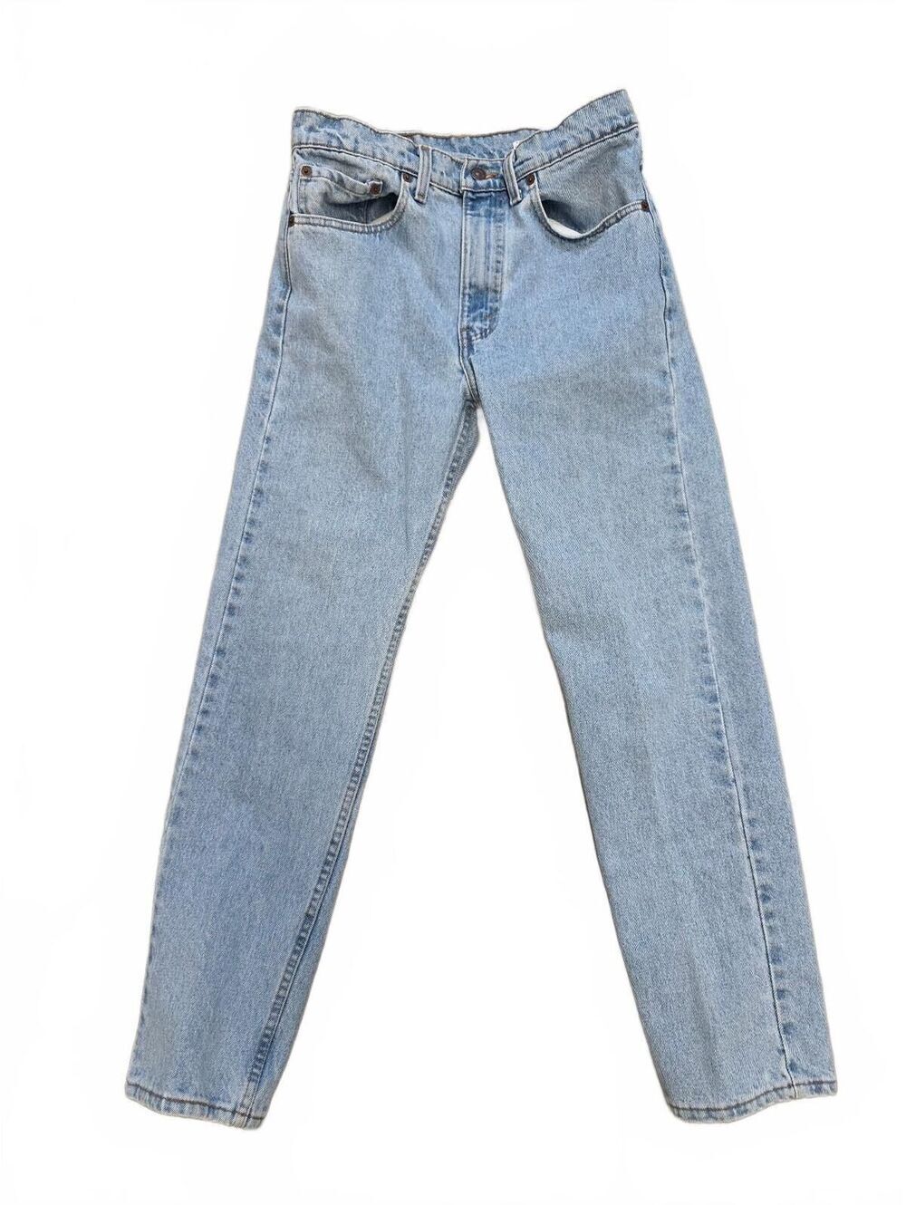vintage Levi's Mens 505 jeans denim regular fit straight leg light wash size 32